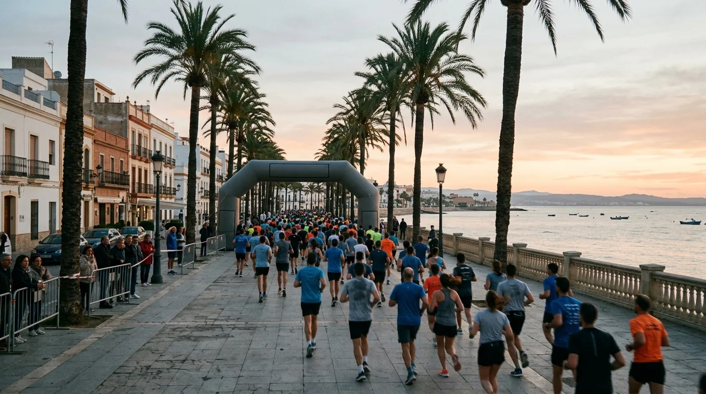 Abderrahim Oumaiz, primer vencedor de la Carrera Urbana ‘Ciudad de Torre del Mar’