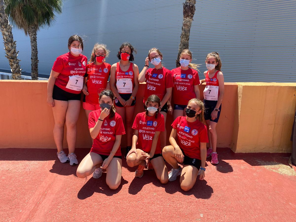 Club de Atletismo Rincón Fertilidad Vélez en el campeonato de Andalucía SUB’14 por clubes