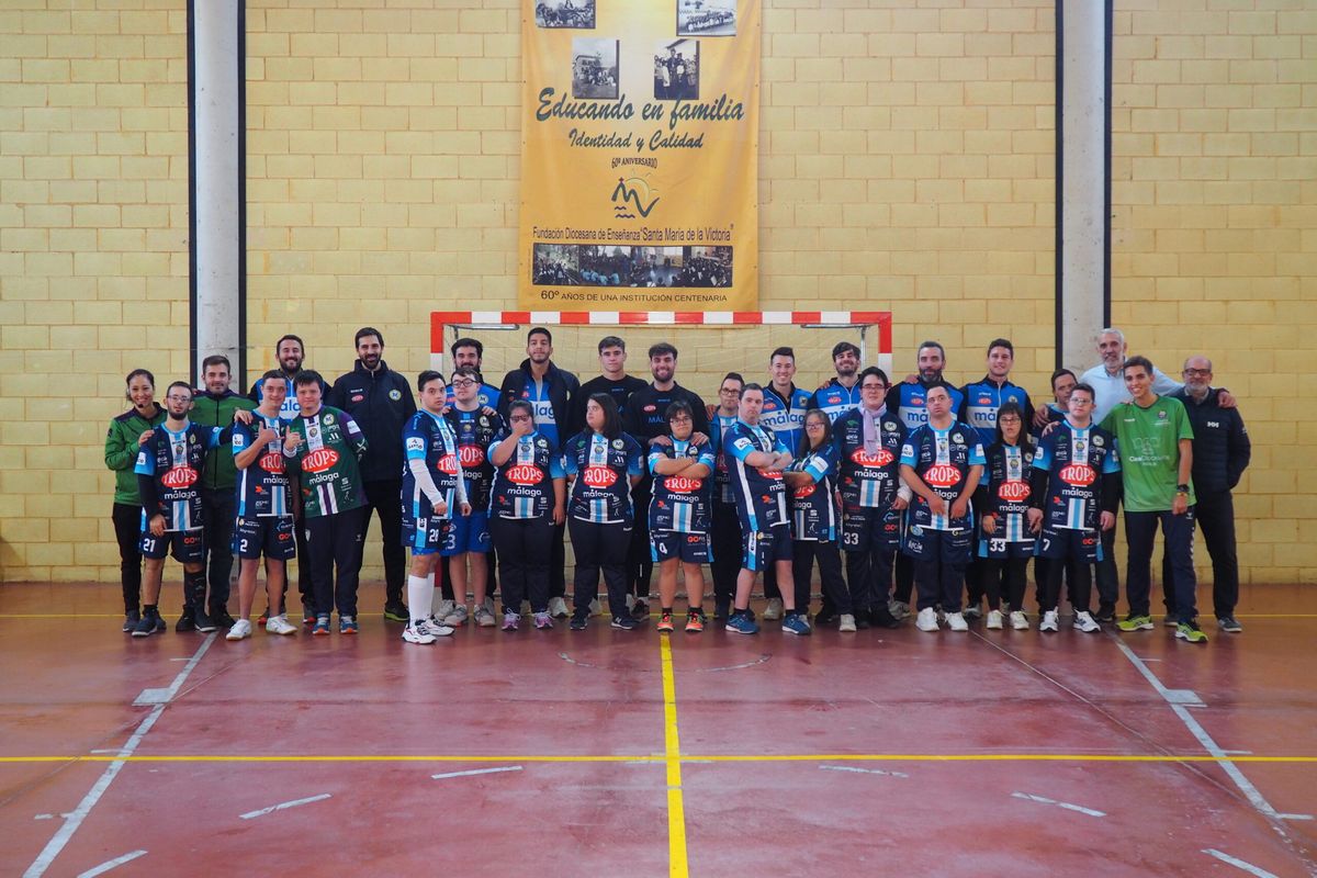 El equipo Down del Trops Málaga Escuela Deportiva Fundación Victoria cumple cinco años