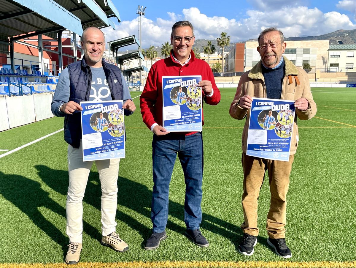 El I Campus Duda Vélez-Málaga se celebra durante la Semana Blanca para futbolistas de 5 a 16 años