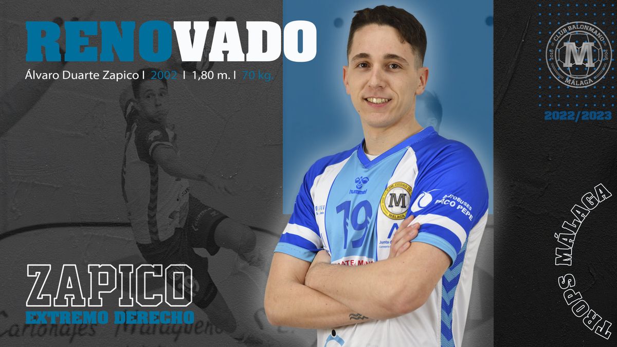 El joven Zapico renueva con el Trops Málaga
