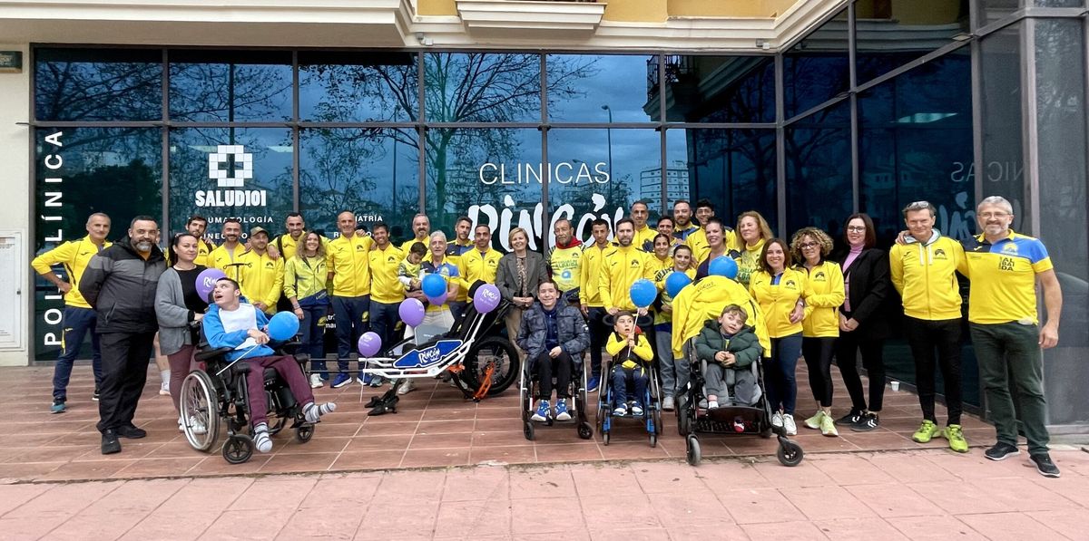 Fundación Rincón permite a niños con movilidad reducida vivir carreras de montaña