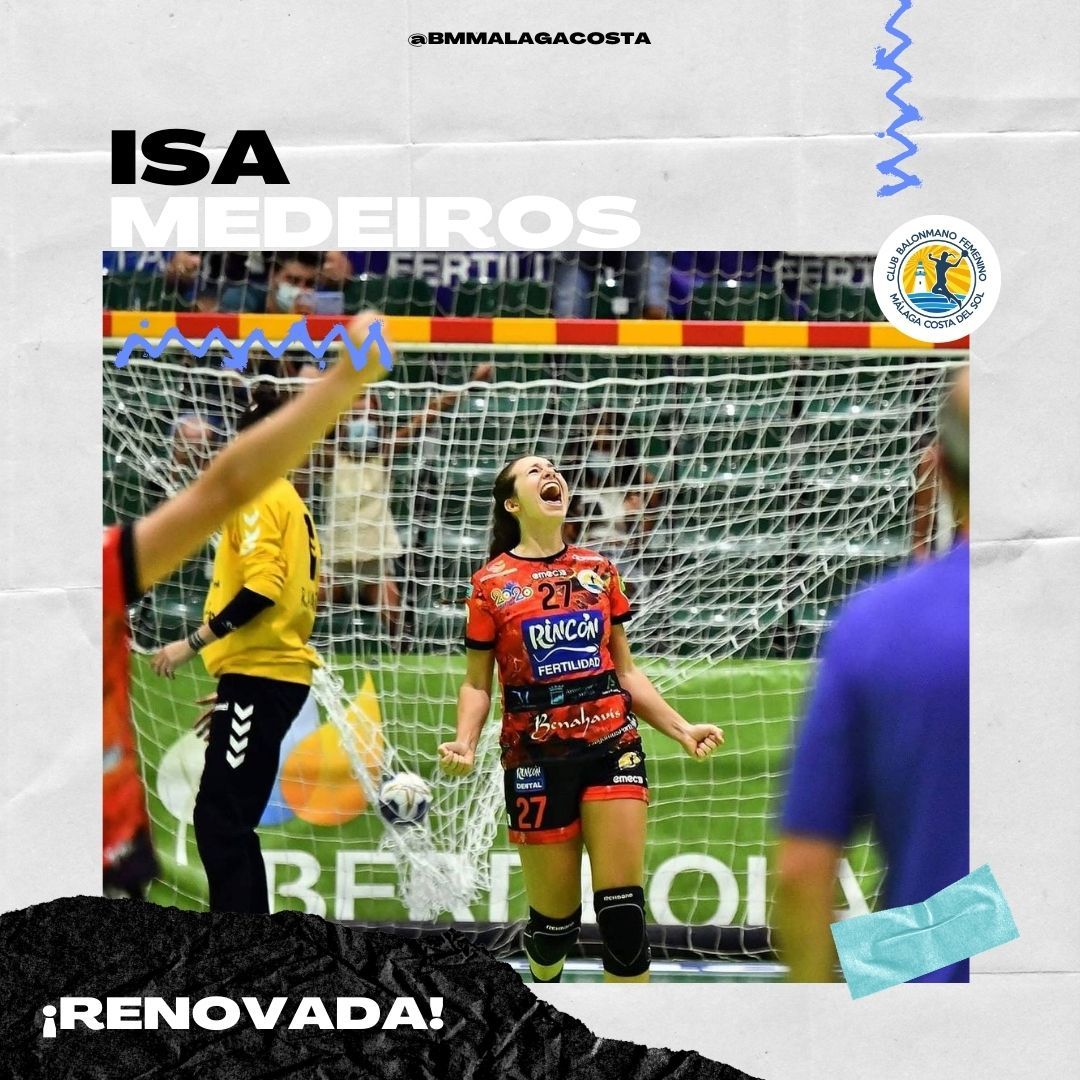 Isa Medeiros, otra pieza clave que sigue en el Costa del Sol Málaga