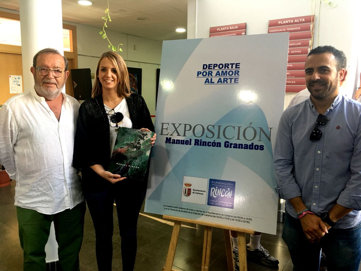Manuel Rincón inunda de color Cártama con su exposición ‘Deporte por amor al arte’