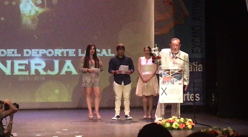 Nerja premia la labor de patrocinio y mecenazgo de Manuel Rincón Granados en su X Gala del Deporte