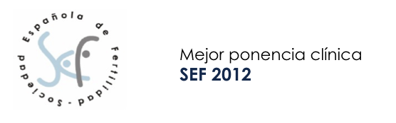 Logotipo de la Sociedad Española de Fertilidad, congreso de 2012