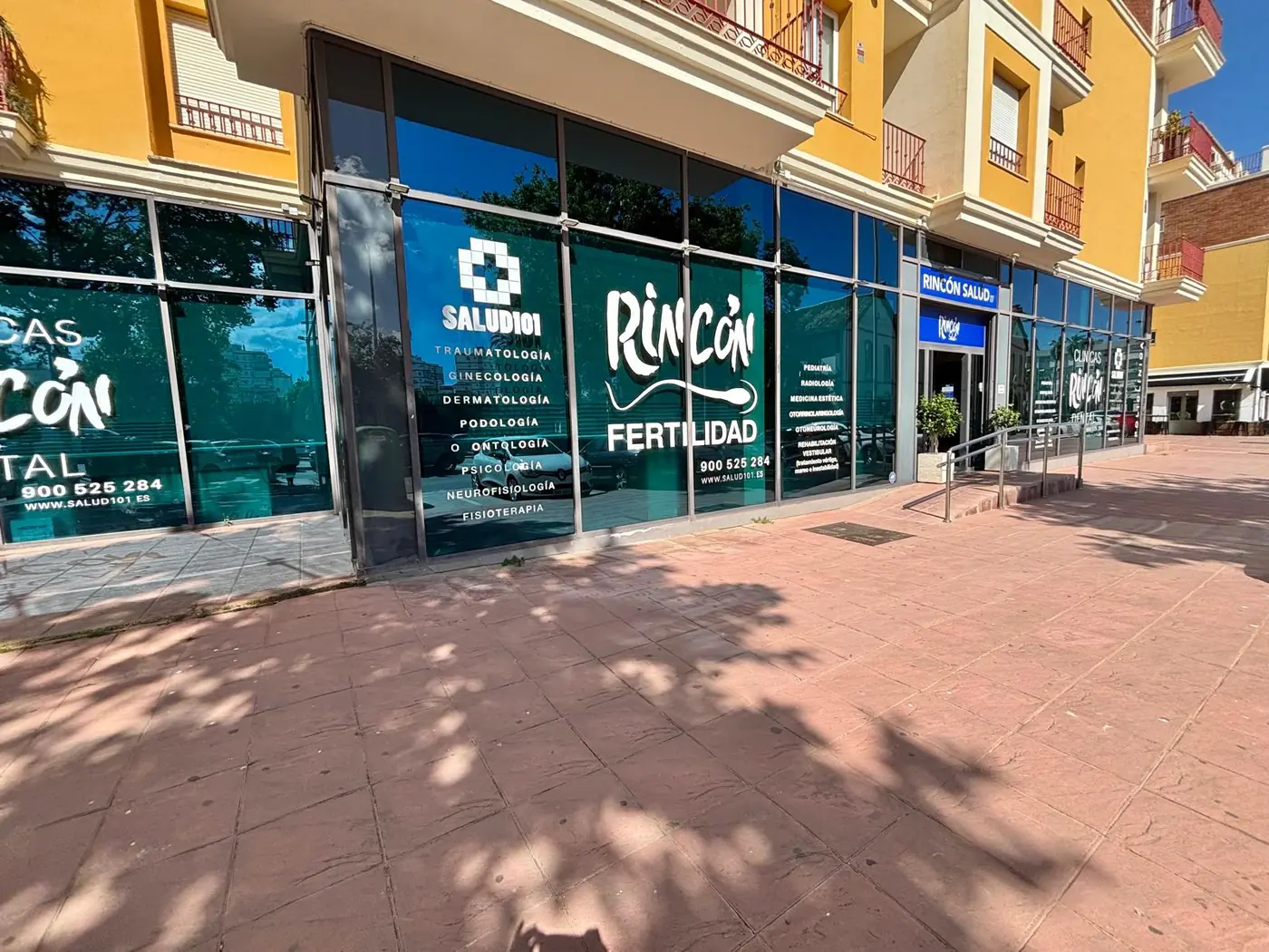 El centro visto desde la calle Manuel Azuaga, en Torre del Mar