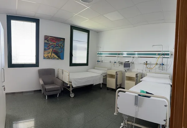 Habitación doble para el ingreso tras una intervención